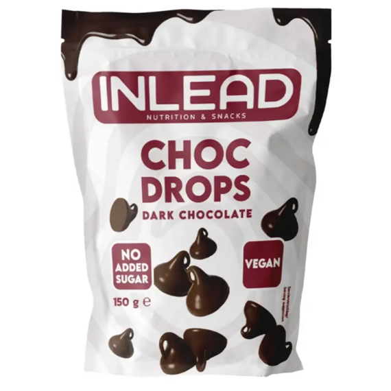 Inlead dropsy z hořké čokolády bez cukru 150 g