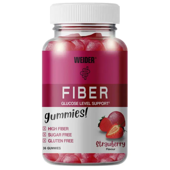 Weider high-fibre chewy candy with strawberry flavour 180 g