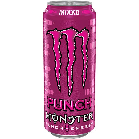 Monster UK Punch Mixxd energetický nápoj s příchutí ovocného punče 500 ml