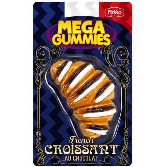 Felko Mega Gummies Large Jelly French Croissant 120 g