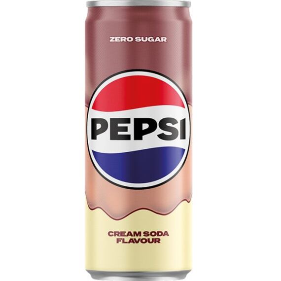 Pepsi CZ Zero kolový nápoj s příchutí Cream Soda 250 ml