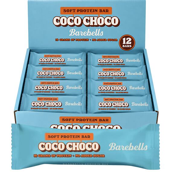 Barebells proteinová tyčinka s příchutí Coco Choco 55 g Celé balení 12 ks