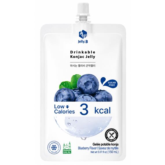 Keumkang KOR nízkokalorické konjakové želé s příchutí borůvky 150 ml