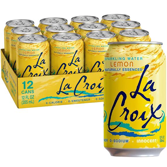 La Croix sycený nápoj s příchutí citronu 355 ml Celé balení 12 ks