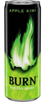 Burn PL Energy sycený nápoj s příchutí kiwi a jablka 250 ml