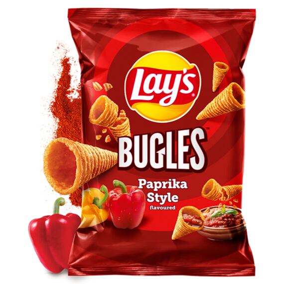 Lay's PL Bugles kukuřičné křupky s příchutí papriky 75 g