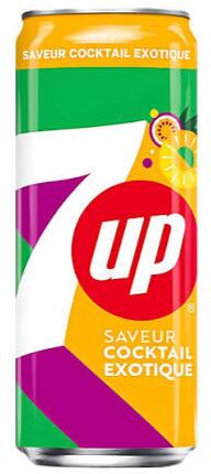 7up FR sycený nápoj s příchutí exotického ovoce 330 ml
