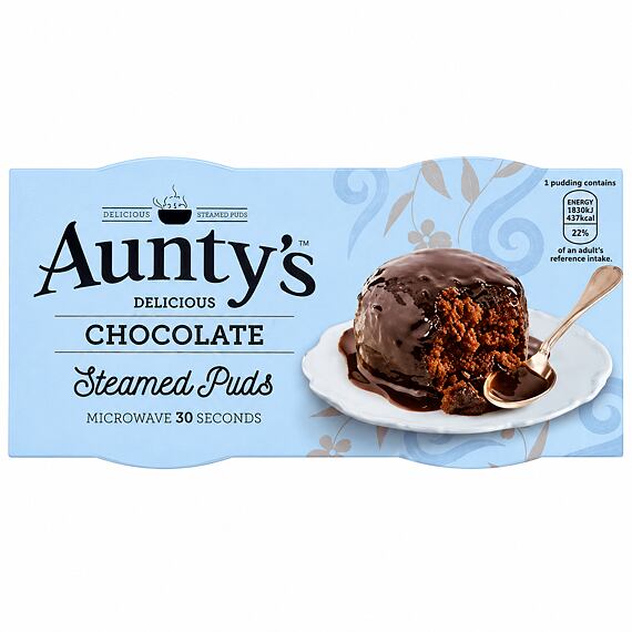 Aunty's bun with chocolate-flavored pudding 2 x 95 g