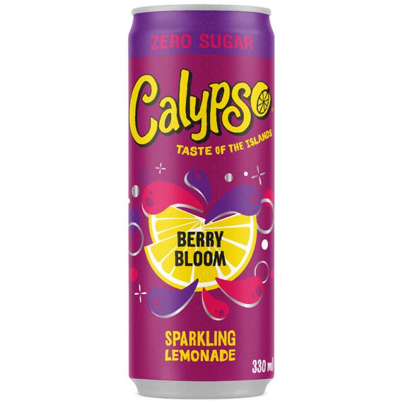 Calypso sycený nápoj s příchutí bobulovitého ovoce bez cukru 330 ml
