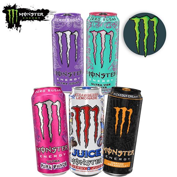 Energetická pecka s Monster Energy USA