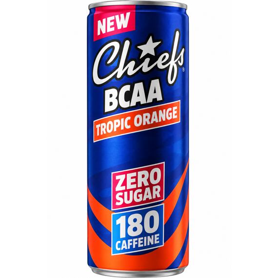 Chiefs BCAA energetický drink s příchutí Tropic Orange 330 ml
