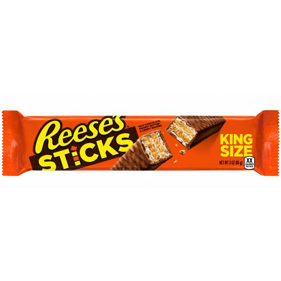 Reese's Sticks King Size sušenky s náplní z arašídového másla 85 g