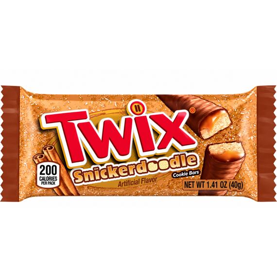 Twix Snickerdoodle sušenky s náplní s příchutí karamelu a skořice 40 g