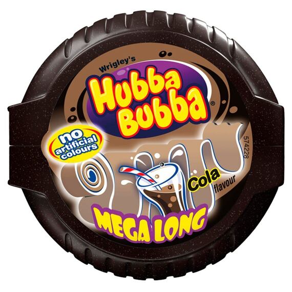Hubba Bubba Mega Long žvýkačka příchuť Cola 56 g