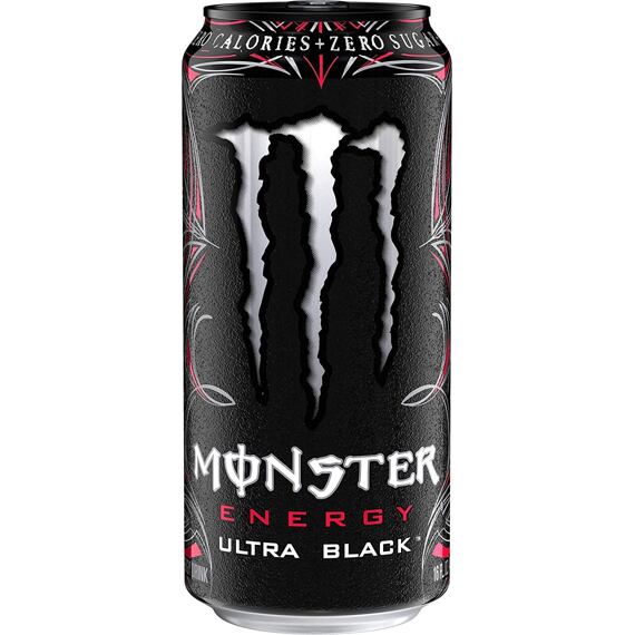Monster EU Ultra Black energetický nápoj s příchutí třešně 500 ml