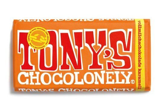 Tony's mléčná čokoláda s karamelem a mořskou solí 180 g