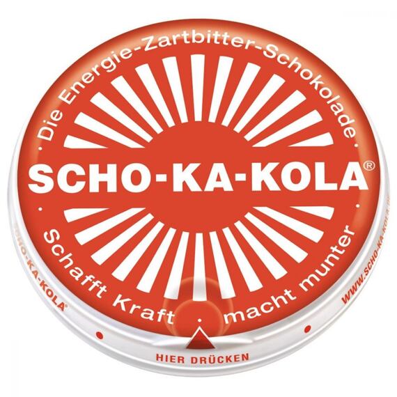 Scho-ka-kola dark chocolate with kola nuts and coffee 100 g