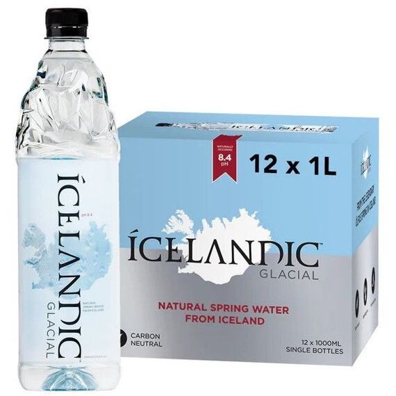 Icelandic Glacial Water 1 l Celé Balení 12 ks