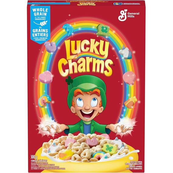 Lucky Charms cereálie s kousky marshmallows 300 g