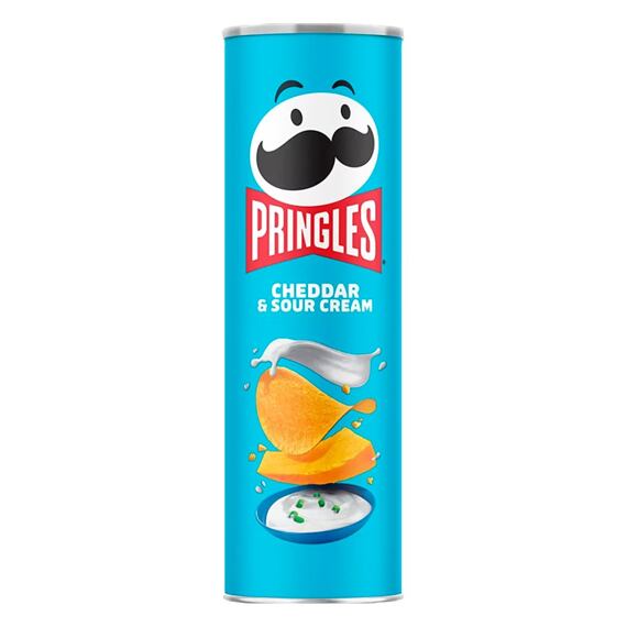 Pringles potato chips with cheddar and sour cream flavor 158 g