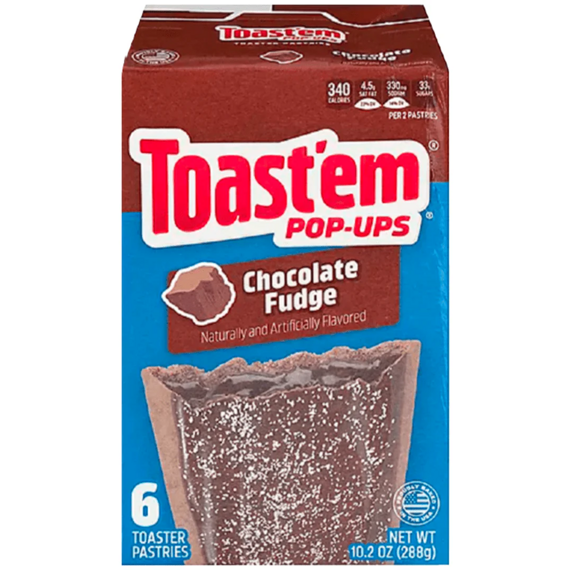 Toast'em pšeničné taštičky s náplní a polevou s příchutí čokolády 288 g