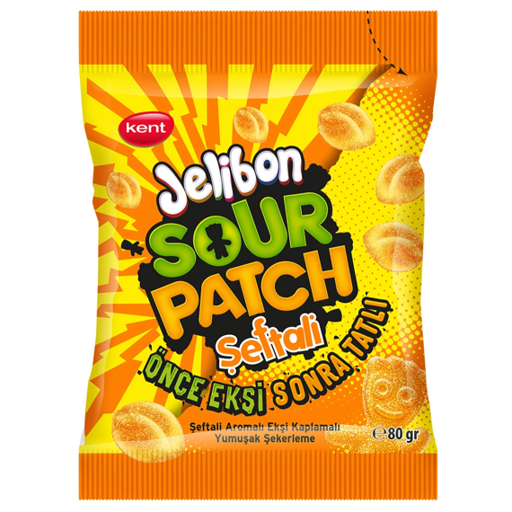 Sour Patch Kids želé bonbony s příchutí broskve 80 g