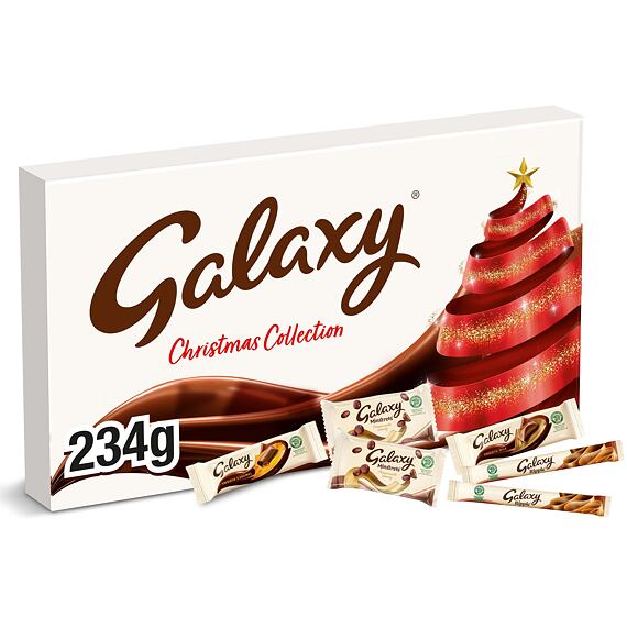 Galaxy výběr mléčných čokolád s různými příchutěmi 234 g