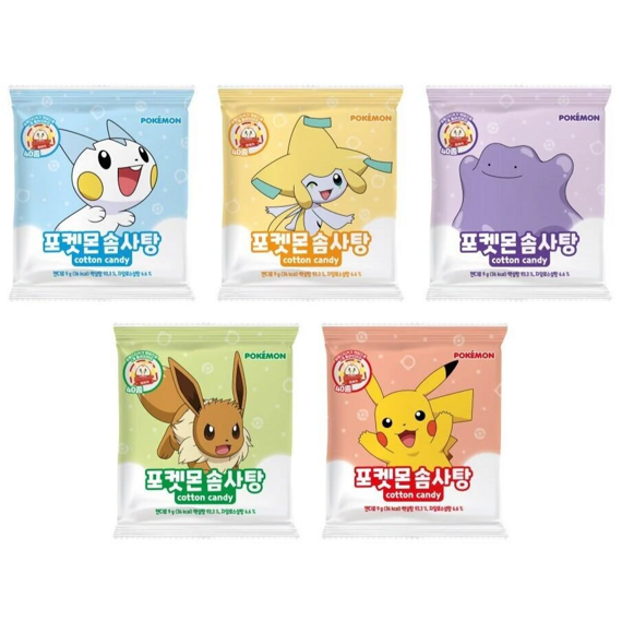 Measty Pokémon cotton candy with collector's sticker 9 g