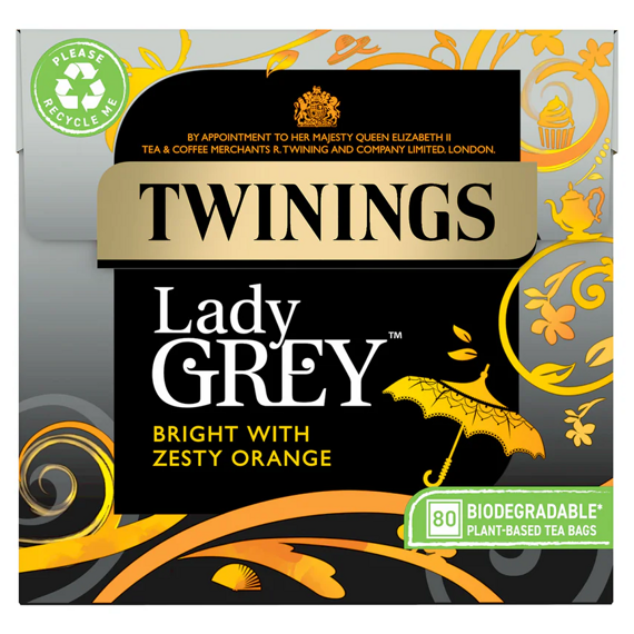 Twinings Lady Grey černý čaj 80 ks 200 g
