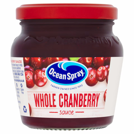 Ocean Spray brusinkové pyré s celými brusinkami 200 g