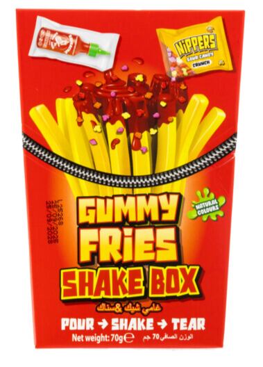 Zed Candy želé bonbony ve tvar hranolek s omáčkou 70 g