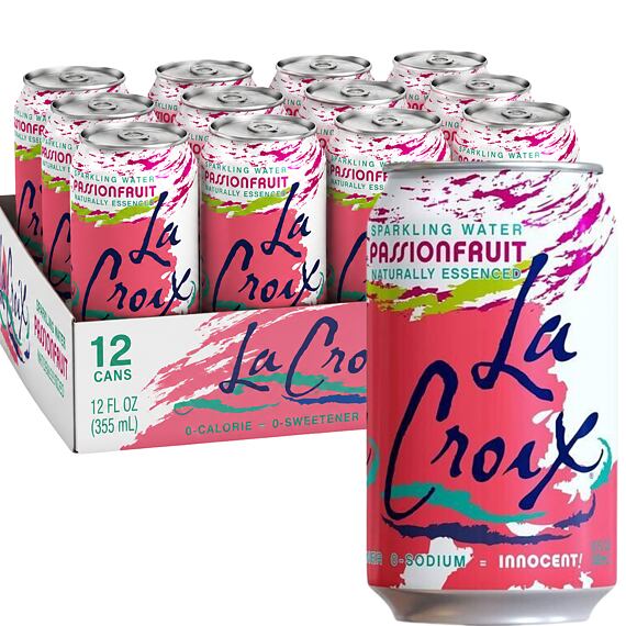 La Croix sycený nápoj s příchutí mučenky 355 ml Celé balení 12 ks