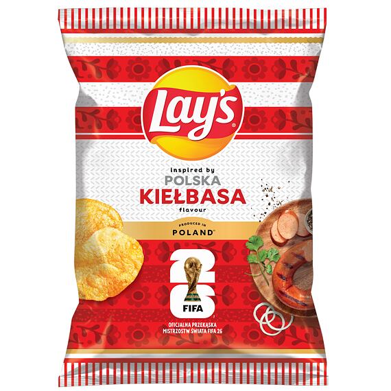 Lay's PL Kiełbasa bramborové chipsy s příchutí polské klobásy 130 g