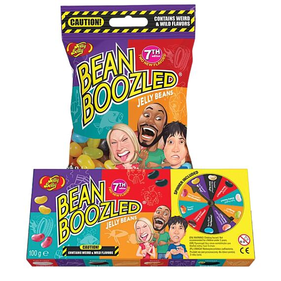 Jelly Belly BeanBoozled 7th Edition Hra s Ruletkou + Jelly Belly Jelly Beans BeanBoozled 7th bonbony