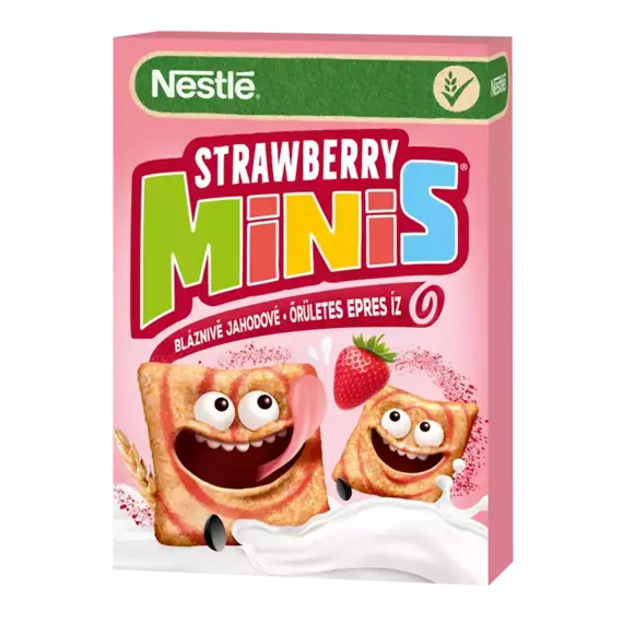 Nestlé Cini Minis EU Strawberry cereálie s příchutí jahody 375 g