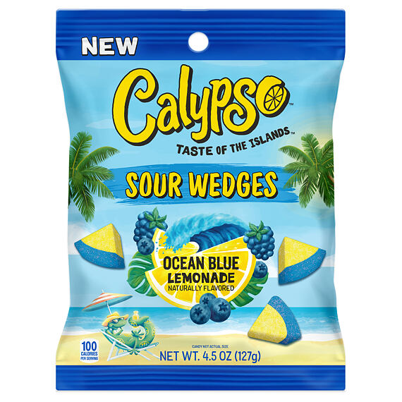 Calypso US kyselé žvýkací bonbonky s příchutí limonády a bobulí 127 g