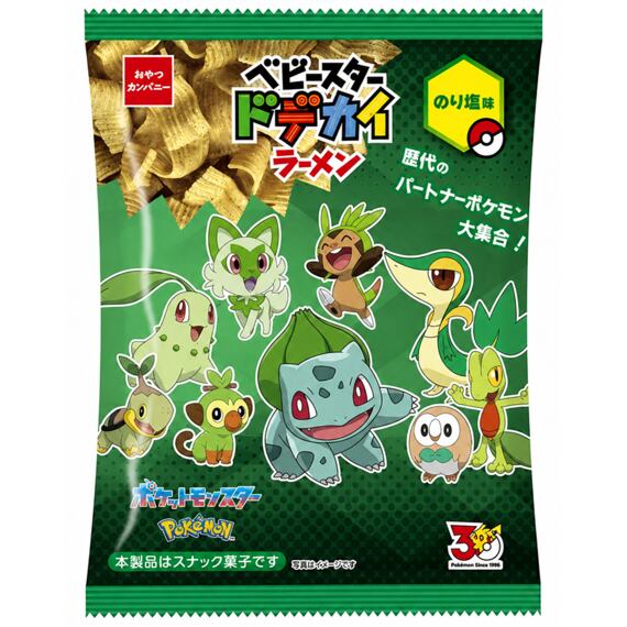Oyatsu JAP Pokémon 30th Ramen snack s příchutí řasy nori 60 g