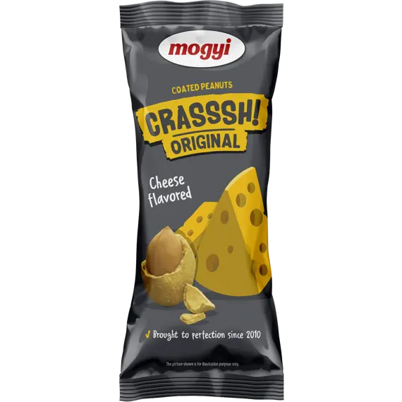 Mogyi EU Crasssh! křupavé arašídy v těstíčku s příchutí sýr 60 g