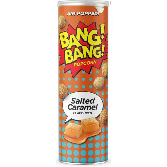Bang!Bang! UK karamelizovaný popcorn v polevě s příchutí slaného karamelu 85 g