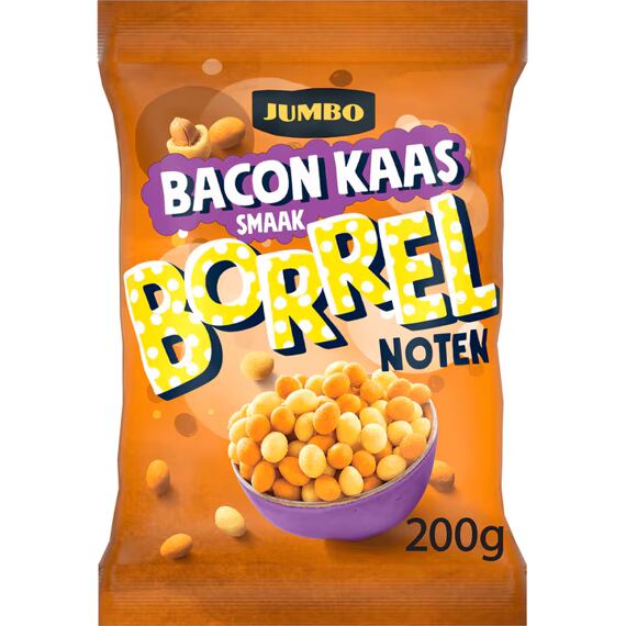 Jumbo Peanuts in Batter with Bacon and Cheese Flavor, 200 g
