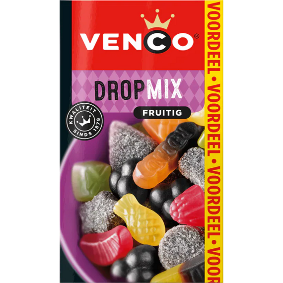 Venco mix lékořicových a ovocných bonbonů 400 g