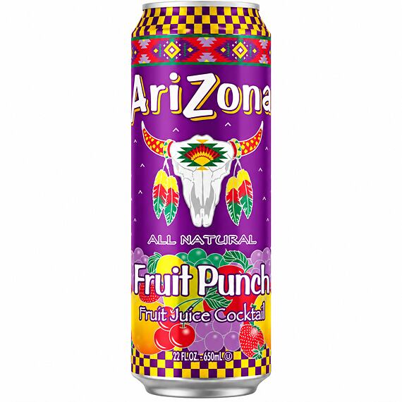 Arizona fruit cocktail with fruit punch flavor 650 ml