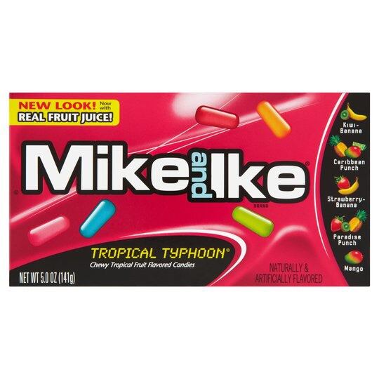 Mike and Ike candies with tropical fruit flavor 120 g