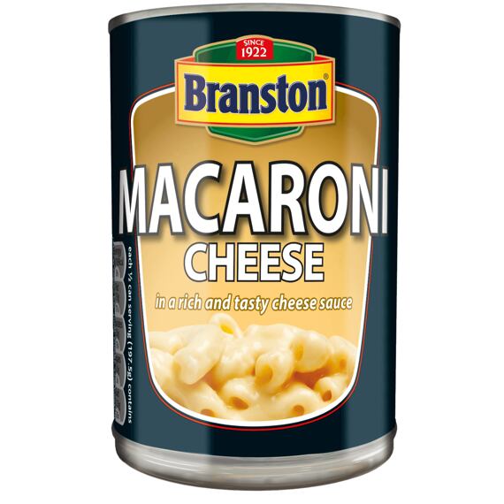 Branston instantní makaróny se sýrovou omáčkou 395 g