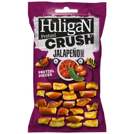 Huligan Crush lámané preclíky s příchutí papriček jalapeňo 65 g