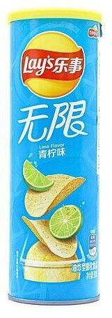 Lay's CN Stax bramborové chipsy s příchutí limetky 90 g