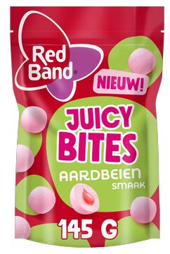 Red Band bonbonky s příchutí jahody 145 g