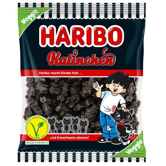 Haribo Katinchen licorice candies in the shape of chives 175 g