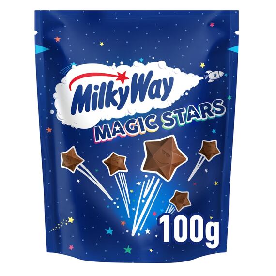 Milky Way Magic Stars milk chocolate in the shape of stars 100 g