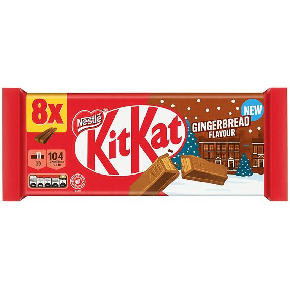 KitKat sušenky s perníčkovou příchutí 8 x 20,7 g